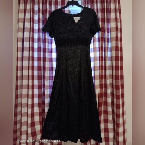 Jody California Vintage Black Dress Size 11 Great Pre-Owned Condition - Picture 2 of 8